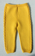 手织婴幼儿童毛线裤，0-6个月羊绒满裆裤打底裤闭裆裤