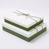 盒空盒子围巾睡衣绿礼盒高级感小众包装盒生日大号礼物盒