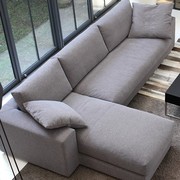 沙发北欧实木布艺转角沙发，组合现代简约日式客厅，l型u型小户型沙发