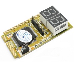 笔记本电脑主板故障检测卡诊断卡miniPCI LPC 三合一PCI-E 二位