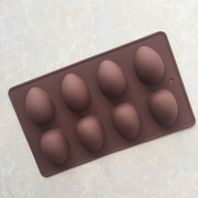 8连鸡蛋形复活蛋恐龙蛋奥特曼蛋，果冻慕斯蛋糕硅胶，模具diy手工皂模