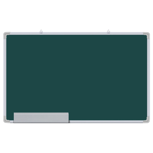 单面黑板90*120磁性挂式绿板儿童画板家用办公教学书写板粉笔黑板