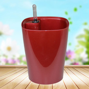 懒人花盆自动浇灌吸水花盆，pp树脂塑料，圆方形大小双层创意花盆