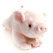 可爱仿真小猪韩国毛绒玩具粉色趴趴猪公仔玩偶宋茜同款幸运猪