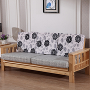 沙发床可折叠客厅，双人小户型实木布艺沙发，组合简约现代多功能