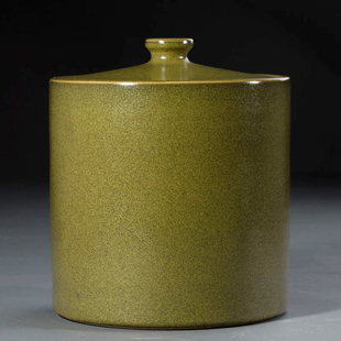 景德镇陶瓷器带盖米缸茶叶末，直筒油缸酒坛，缸水缸储物罐15斤-50斤
