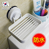 韩国dehub卫生间强力，吸盘式肥皂盒浴室，免打孔香皂盒壁挂式置物架