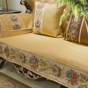 沙发垫夏季防滑夏凉垫(夏凉垫)高档奢华欧式沙发凉席垫夏天客厅组合冰丝套