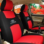 适用于丰田威驰座椅套fs致享致炫雅力士卡，罗拉汽车座套四季布全包