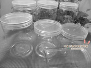 透明塑料饼干罐 曲奇饼干桶带盖 糖果筒 西点盒 月饼盒 茶叶桶