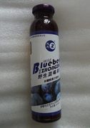 忠芝 野生蓝莓果汁60% 木糖醇饮料310ML 小兴安岭伊春特产