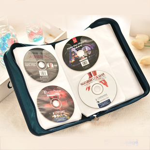 128片大号光碟册光盘收纳包丝光(包丝光，)布碟片(布碟片)袋，cd包家用(包家用)dvd蓝光碟收纳盒