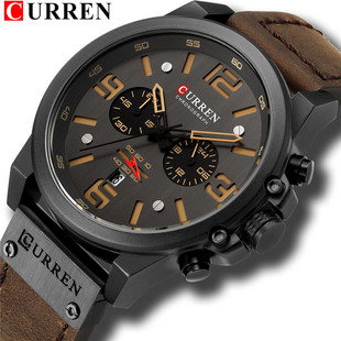 CURREN/卡瑞恩8314男士运动手表男表时尚多功能计时手表