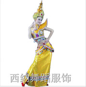 傣族舞蹈演出舞台表演民族服装 泰国宫廷傣礼仪女装艺考