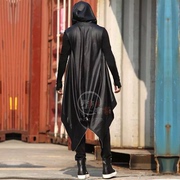 韩版发型师黑暗系列潮男装秋装，非主流个性服披肩斗篷长款外套披风