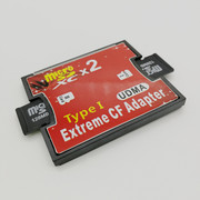 TF转CF卡托 双TF转CF卡套 支持SDXC G4GB单反相机高速转接卡