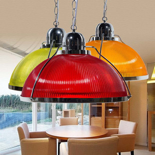 亚克力透明工矿灯灯罩简约现代超市水果店灯具工业风餐厅吊灯