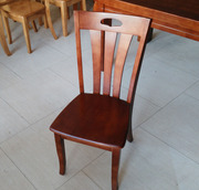 促全实木餐椅靠背椅餐桌椅家用现代简约书桌餐厅木头椅凳子实木厂