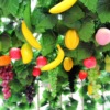 仿真大葡萄水果蔬菜挂果，壁挂藤条花藤蔓藤，叶子藤花卉绿植园艺吊顶