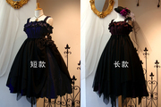 学生洋装公主裙jsk日系连衣裙lolita吊带裙暗黑，洛丽塔蓬蓬裙高腰