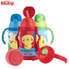 nuby努比儿童不锈钢吸管，保温杯子幼儿园女宝宝，两用学生便携喝水杯