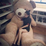 巨熊大熊超大号泰迪熊猫毛绒玩具送女友1.8米抱抱熊布娃娃公仔女