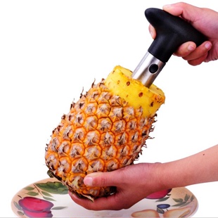 加厚不锈钢菠萝削皮器切菠萝，凤梨水果器削菠萝器皮去眼神器