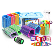 探索者磁力片散片单磁性(单磁性，)积木益智玩具拼装建构片男孩女孩3-6-10岁