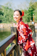 原创日系和风裙子日本和服浴衣改良版短款夏季纯棉气质森女连衣裙