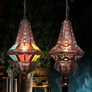 北欧吊灯设计师款复古创意个性商用灯具轻奢餐厅艺术酒吧吧台灯
