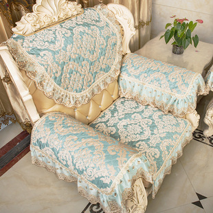 沙发垫欧式高档奢华防滑123组合套四季客厅，现代简约贵妃真皮
