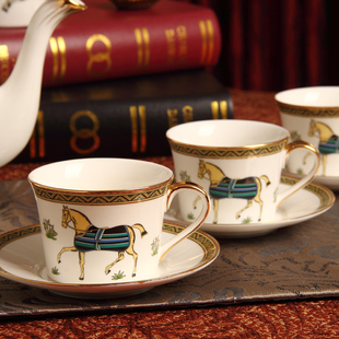 欧式15头陶瓷咖啡具套装 茶具茶杯整套 英式下午茶 创意结婚