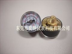 迷你压力表60psi，打气筒压力表4BAR 塑壳气压表1/8PT牙Y-SON