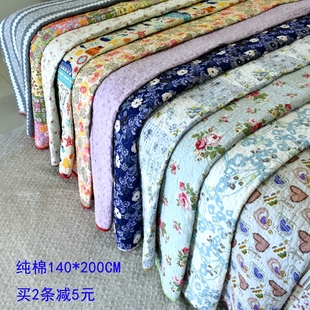 纯棉床单床盖夹棉床单绗缝被空调盖毯夏凉被儿童爬垫1.2米/1.5米