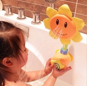 儿童潮宝宝浴室向日葵花洒泡澡水龙头喷水花洒戏水洗澡沐浴玩具