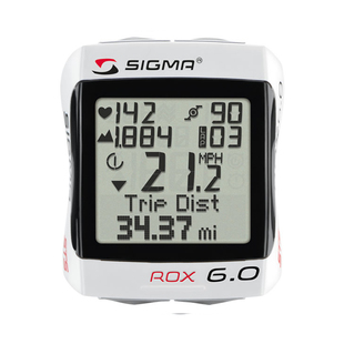 sigma西格玛码表rox6.0英文，无线踏频自行车码表户外运动心率表