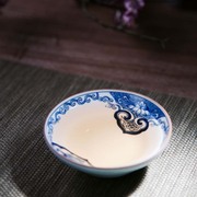 品墨善雅手绘单杯景德镇青花，茶杯瓷器功夫，茶杯高档珍宝如意