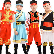 儿童少数民族服装幼儿演出服藏族，蒙古族骑马舞蹈男女童表演服