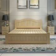 实木床松木床单人床，儿童床成人，床实木双人床1.21.51.8米