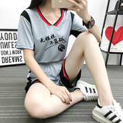 短袖篮球服女韩版套装定制透气篮球衣比赛运动队服背心可印号