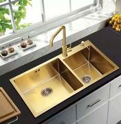 4MM加厚纳米手工水槽 SUS304不锈钢水槽双槽厨房洗菜盆洗碗池套餐