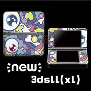 NEW3DSLL3DSXL痛机贴膜贴纸可爱系萌系 限定 彩贴动漫痛贴3DS包等