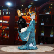 红酒架摆件 酒柜装饰品摆件家用欧式创意酒架酒瓶架现代简约客厅