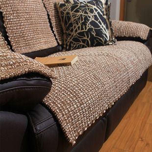 美式皮沙发垫沙发套罩高级感轻奢风防滑简约四季通用沙发巾