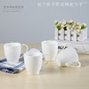 欧式浮雕水杯蕾丝马克杯家用陶瓷奶茶杯简约创意早餐咖啡杯子带勺