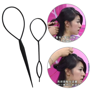 韩版美发盘发工具拉发针，套装花式穿发针编发神器，长发变短发拉发器