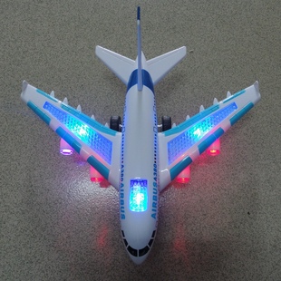 瀚远a380遥控飞机模型，小孩充电电动儿童玩具航空客机耐撞耐摔