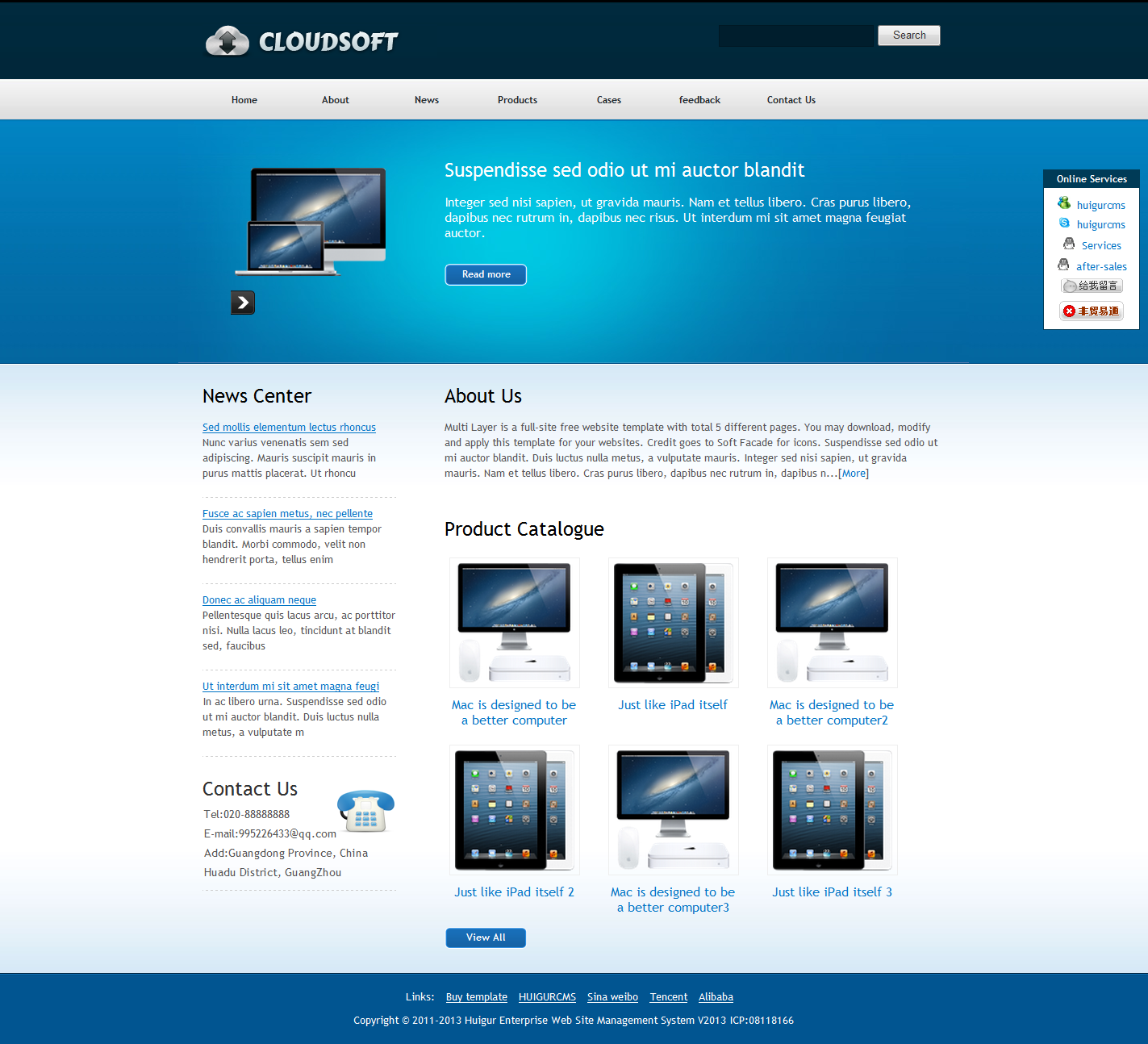 纯英文网站源码 生成静态html 外贸企业网站模