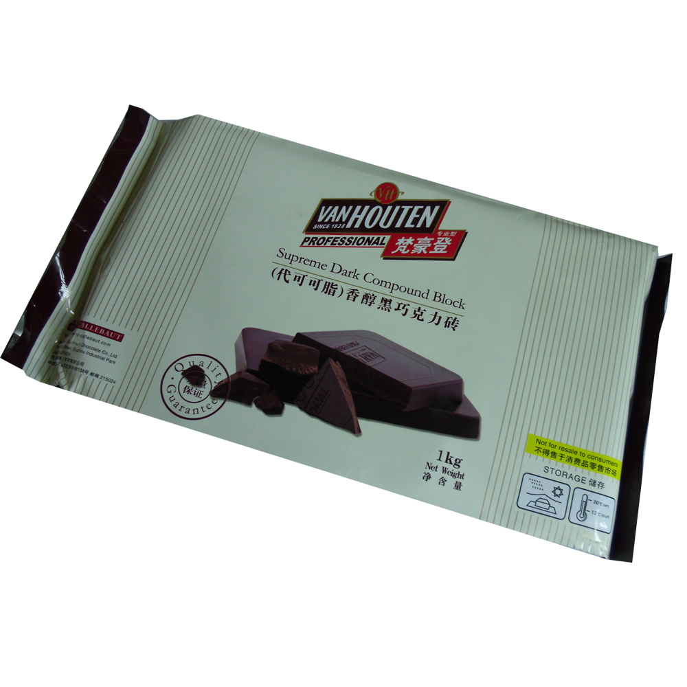 烘焙原料 乐嘉利宝 梵豪登巧克力砖 巧克力块 黑