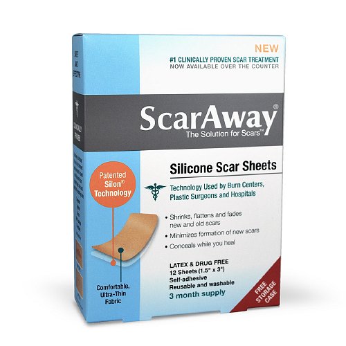 现货美国进口Scaraway硅胶修复祛去手术缝针